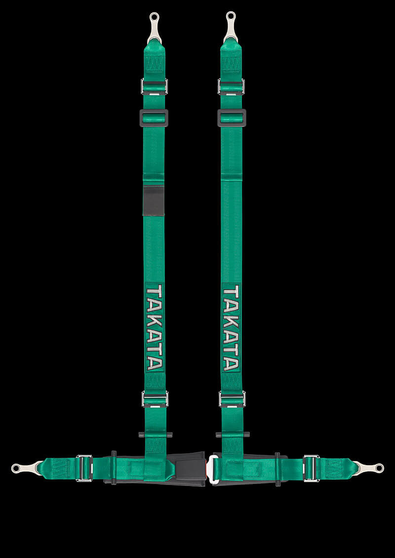 Takata Racing Drift II Bolt Harness Street Harness - Green