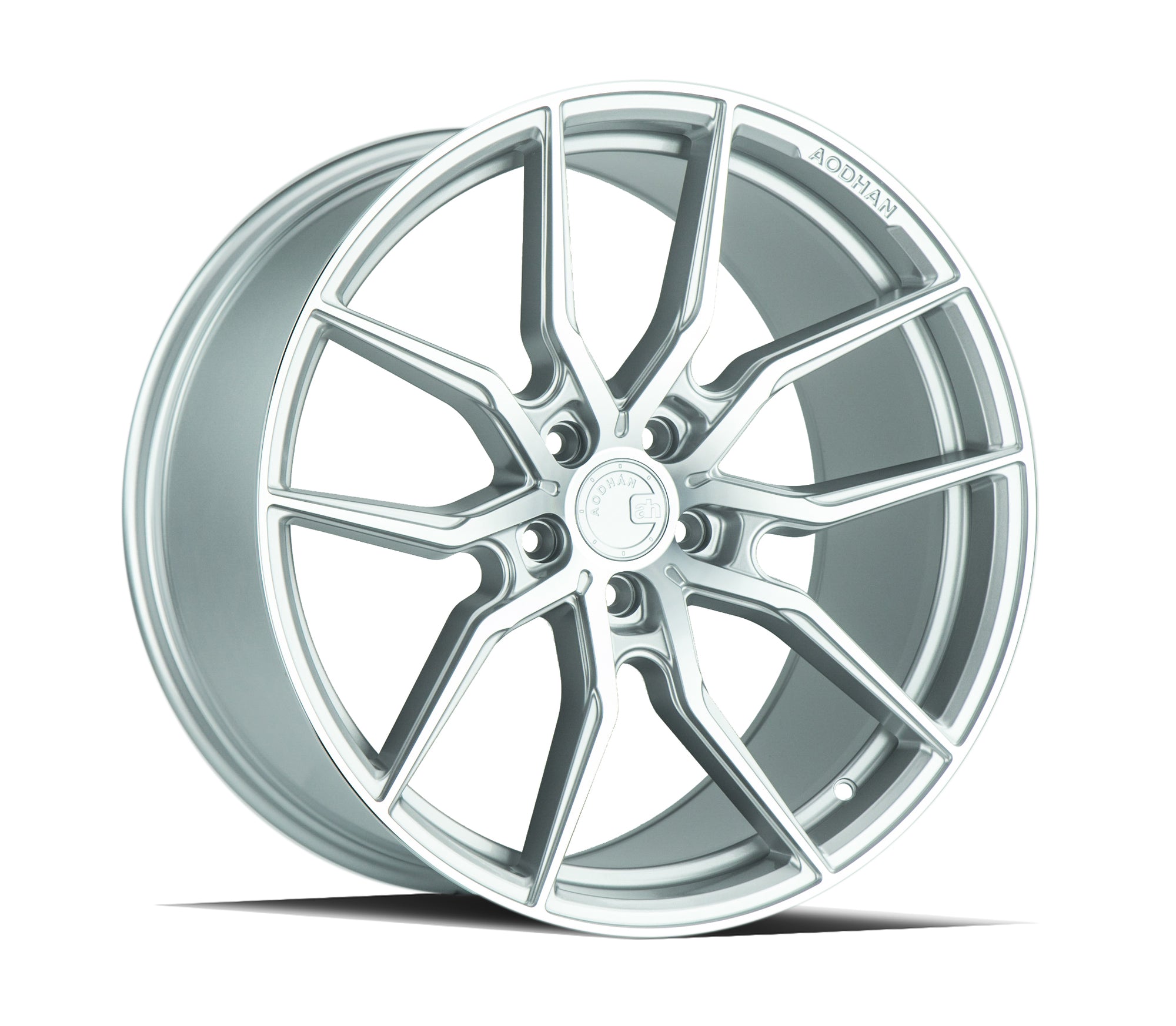 Aodhan AFF1 20x10.5 5x114.3 +45 Gloss Silver Machined Face