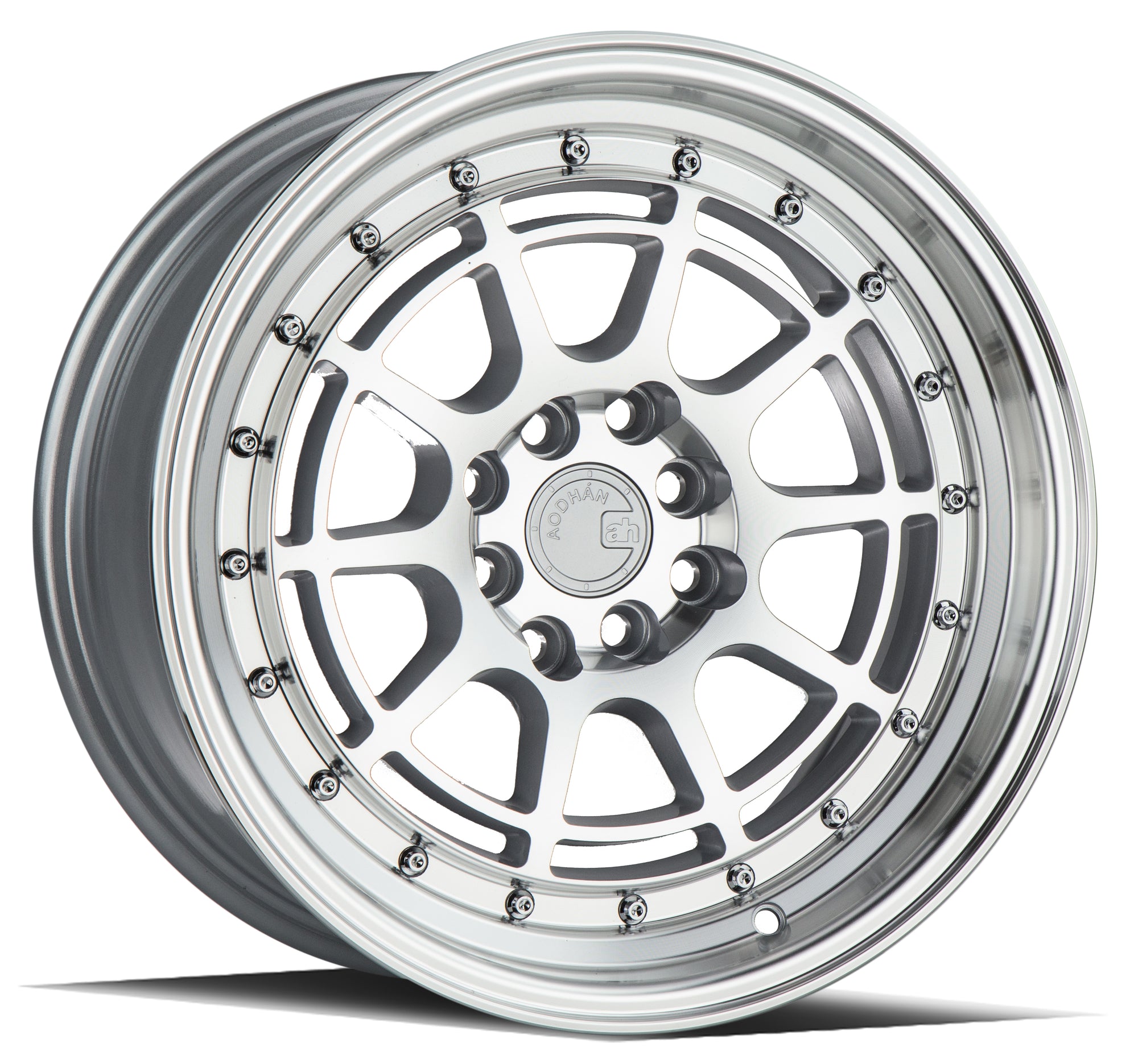 Aodhan AH04 16x8 4x100/114.3 +15 Silver Machined Face And Lip