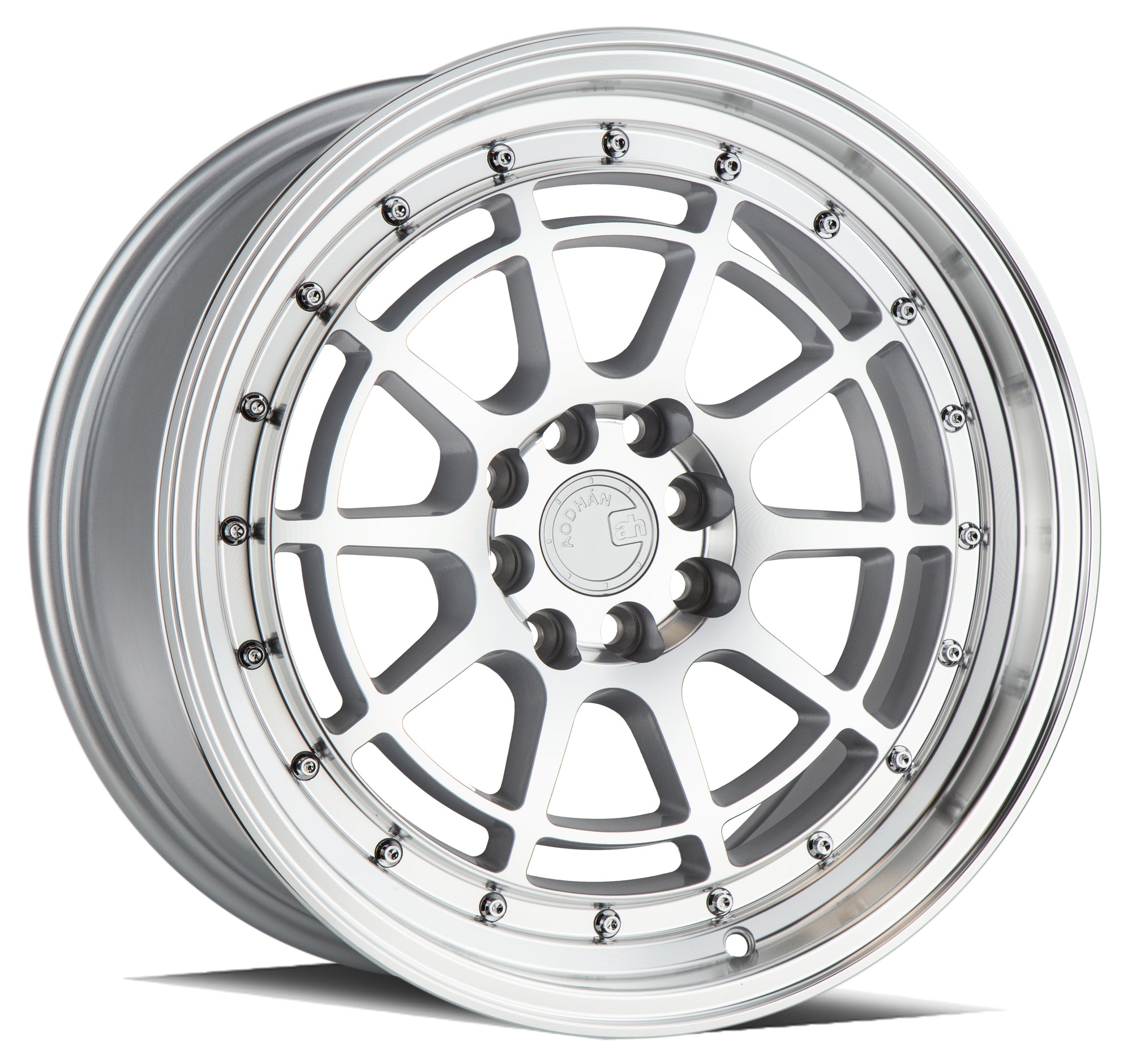 Aodhan AH04 17x9 4x100/114.3 +25 Silver Machined Face And Lip