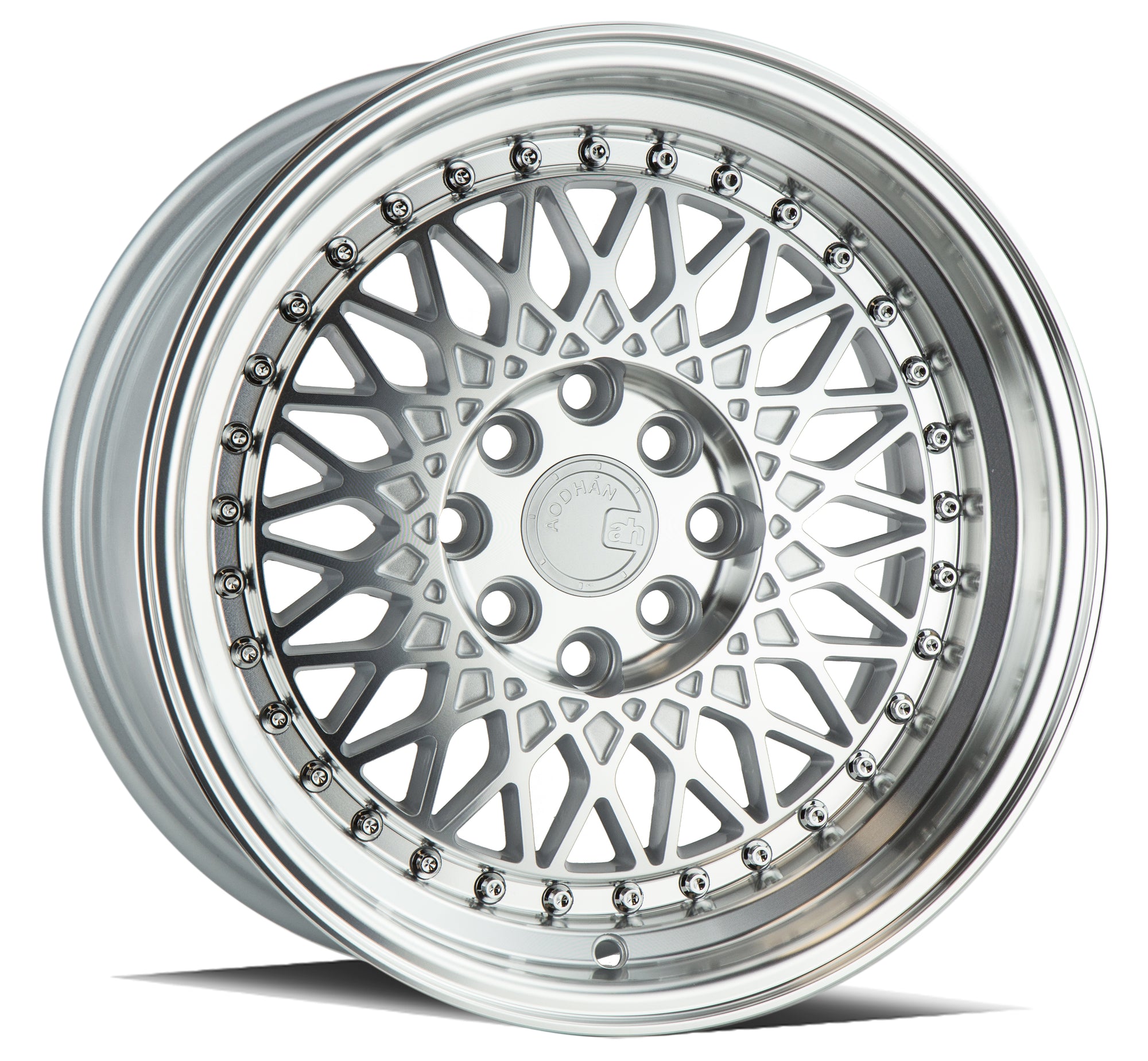 Aodhan AH05 15x8 4x100/114.3 +20 Silver Machined Face And Lip