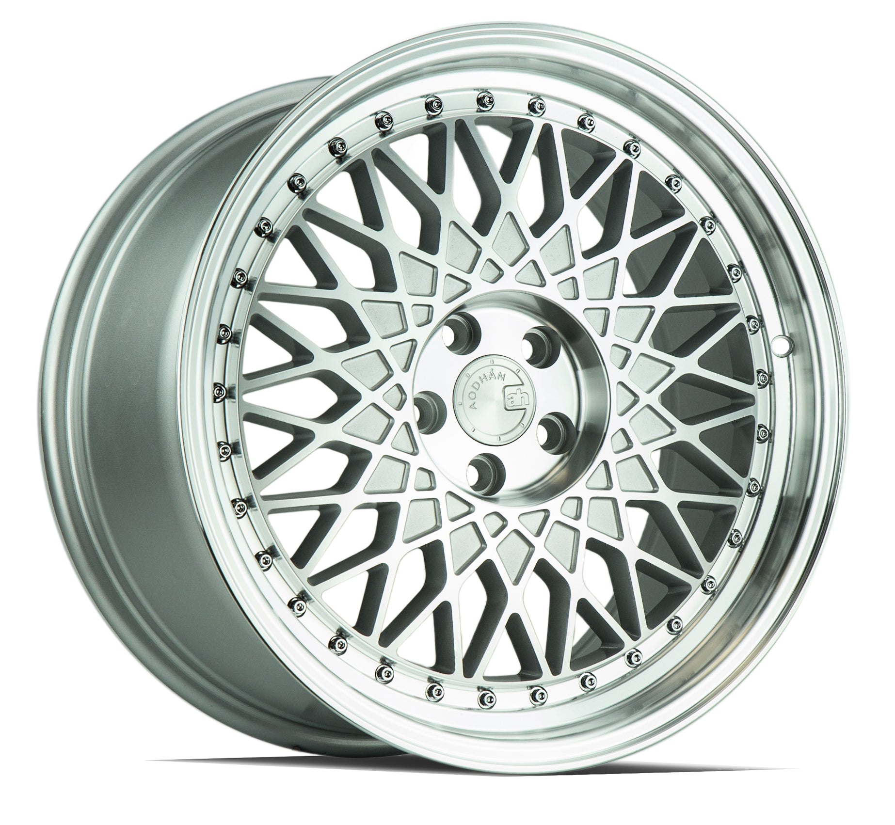 Aodhan AH05 18x8.5 5x114.3 +35 Silver Machined Face And Lip