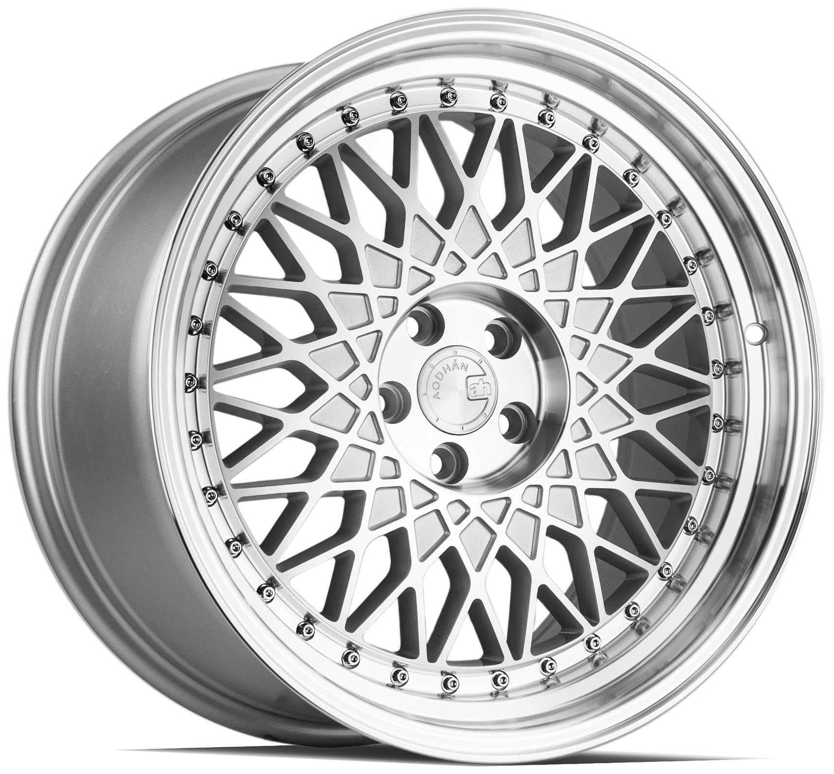 Aodhan AH05 18x9.5 5x114.3 +35 Silver Machined Face And Lip