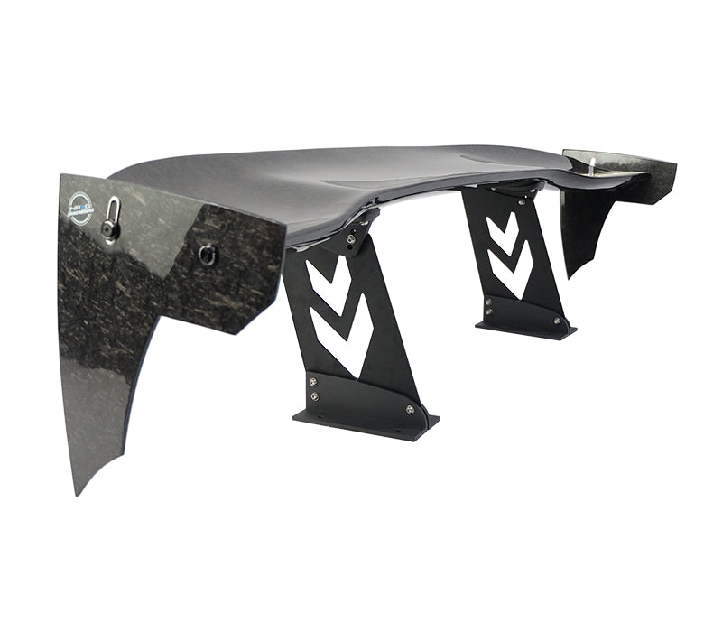 NRG CARB-A591NRG Universal 59" Forged Carbon Fiber Spoiler with Adjustable End Plates