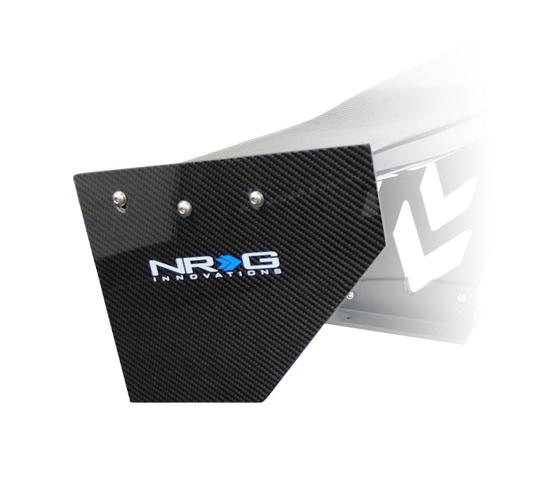 NRG CARB-P590NRG Carbon Fiber End Plates (Sold as pair)