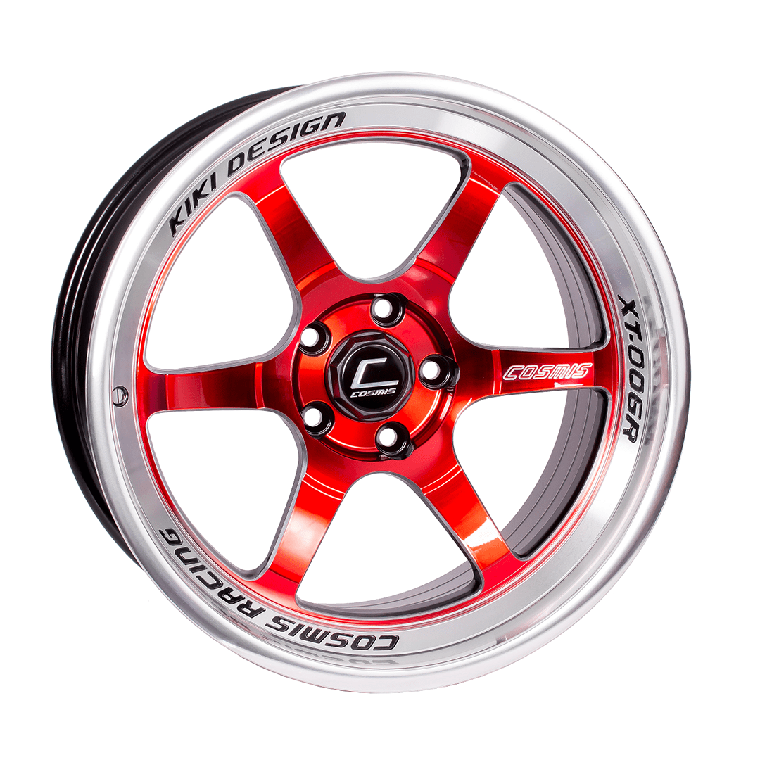 Cosmis Racing XT-006R Red w/ Machined Lip Wheel 18x11 +8mm 5x114.3