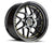 Aodhan DS01 18x10.5 5x114.3 +15 Black Vacuum W/ Gold Rivets