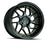 Aodhan DS01 18x10.5 5x114.3 +15 Gloss Black W /Gold Rivets