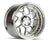 Aodhan DS01 18x10.5 5x114.3 +15 Vacuum Chrome W/ Gold Rivets