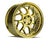 Aodhan DS01 18x8.5 5x100 +35 Gold Vaccum W/ Chrome Rivets