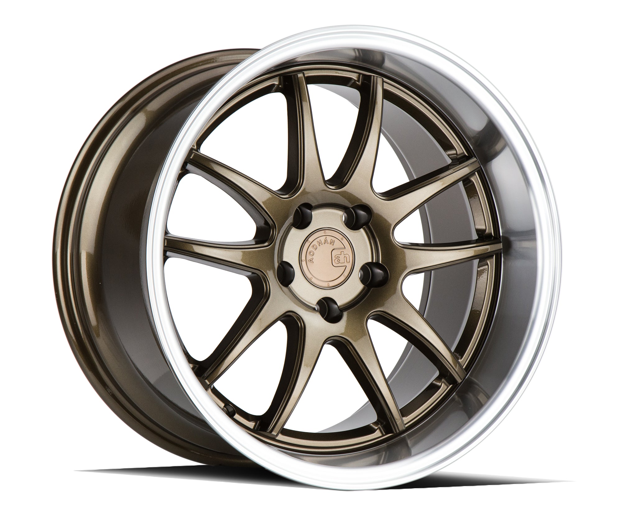 Aodhan DS02 18x10.5 5x114.3 +15 Bronze w/Machined Lip