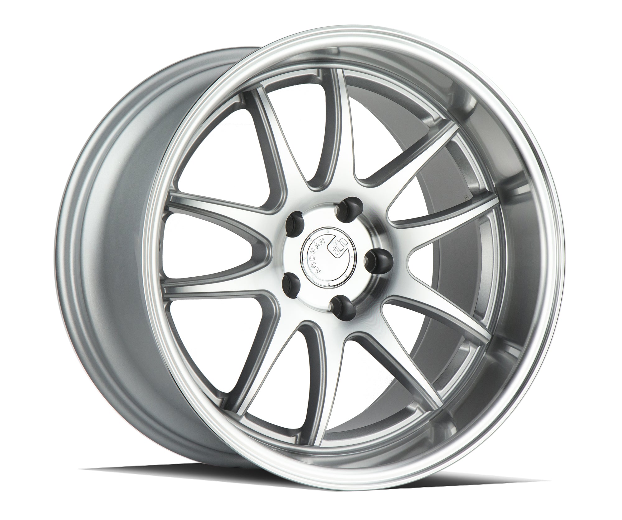 Aodhan DS02 18x10.5 5x114.3 +15 Silver w/Machined Face