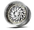 Aodhan DS03 18x10.5 (Driver Side) 5x114.3 +15 Vacuum Chrome w/Gold Rivets