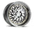 Aodhan DS03 18x9.5 (Driver Side) 5x100 +35 Vacuum Chrome w/Gold Rivets
