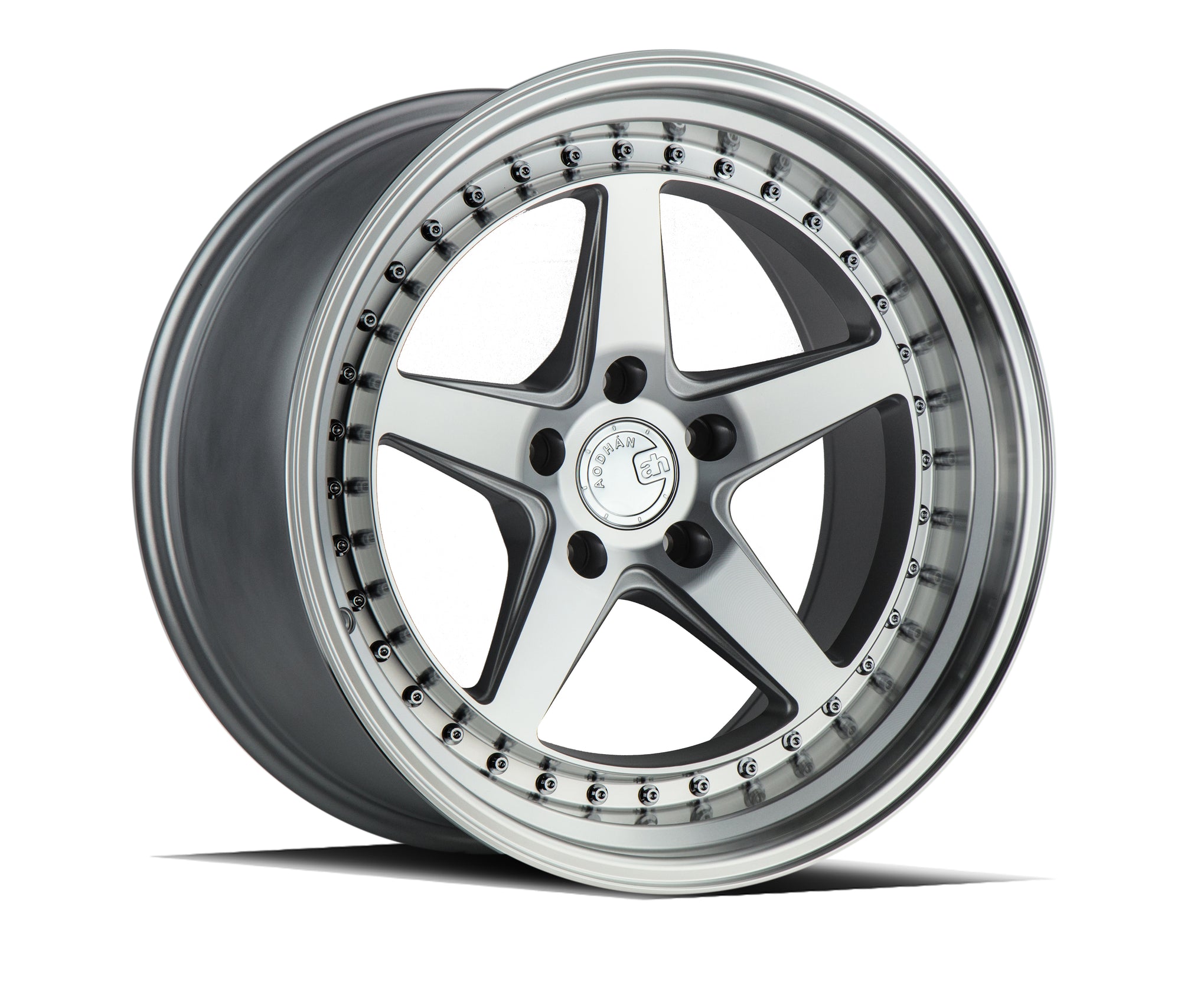 Aodhan DS05 18x8.5 5x100 +35 Silver w/Machined Face