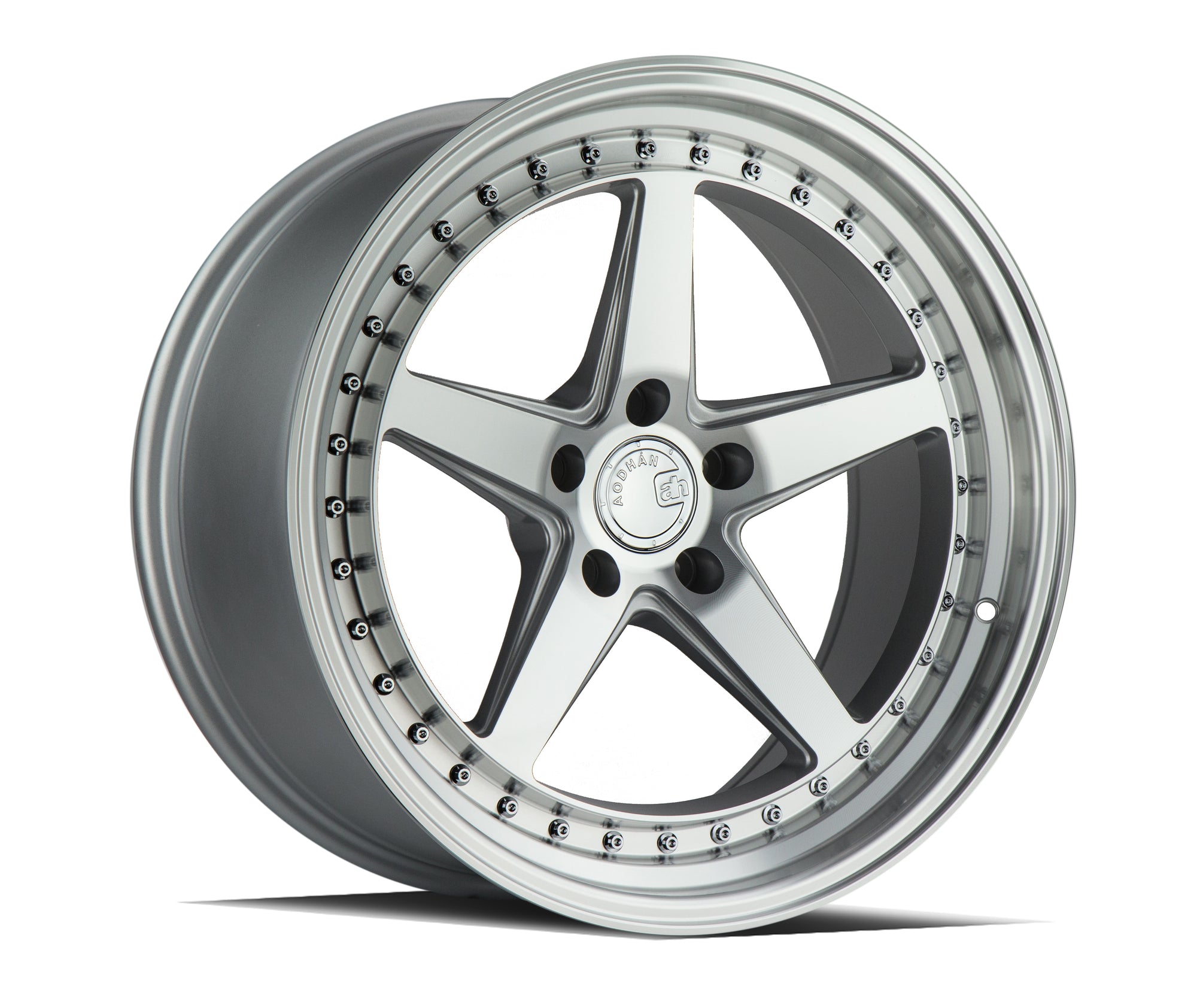 Aodhan DS05 18x9.5 5x114.3 +22 Silver w/Machined Face