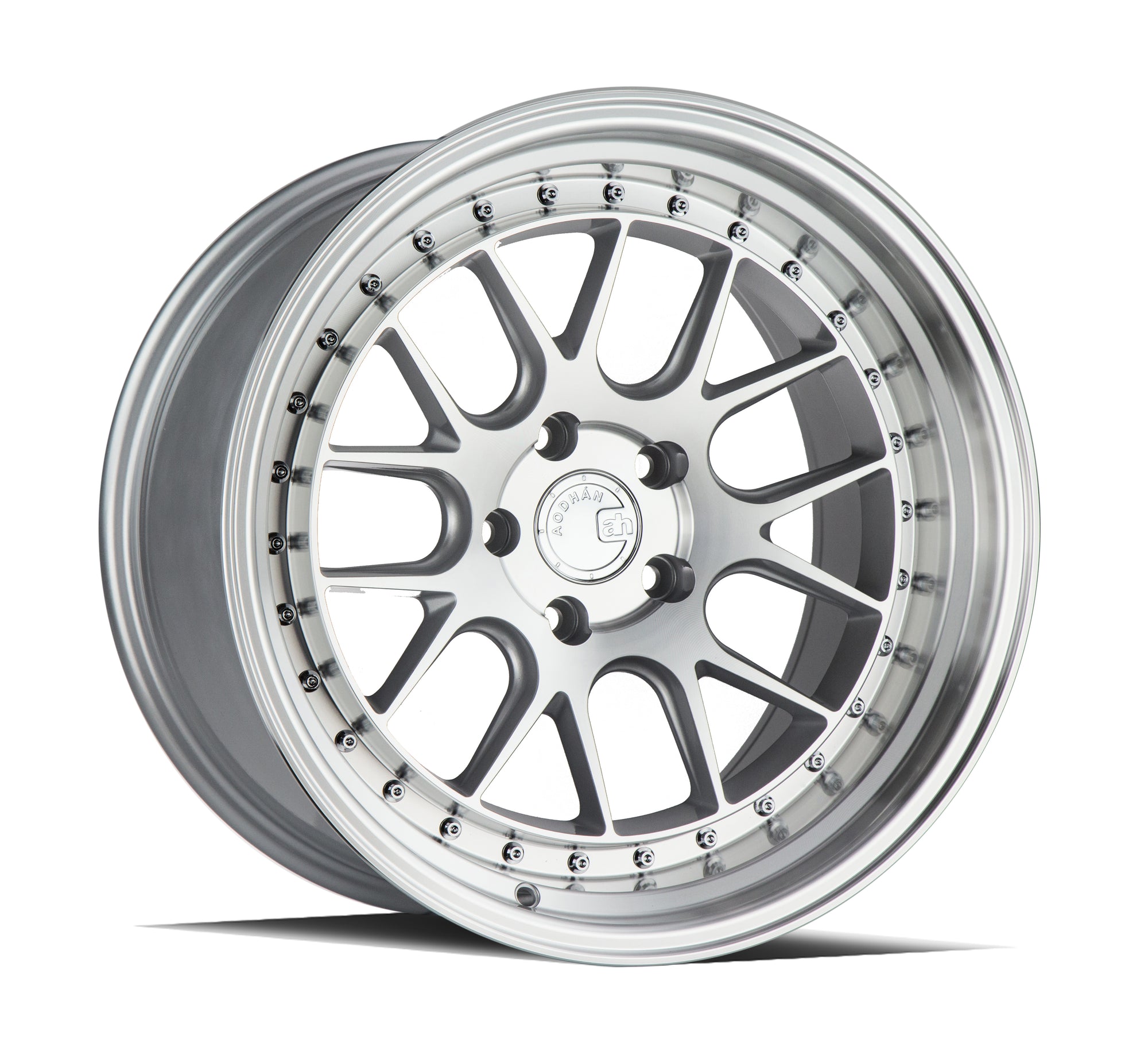 Aodhan DS06 18x10.5 5x114.3 +22 Silver w/Machined Face