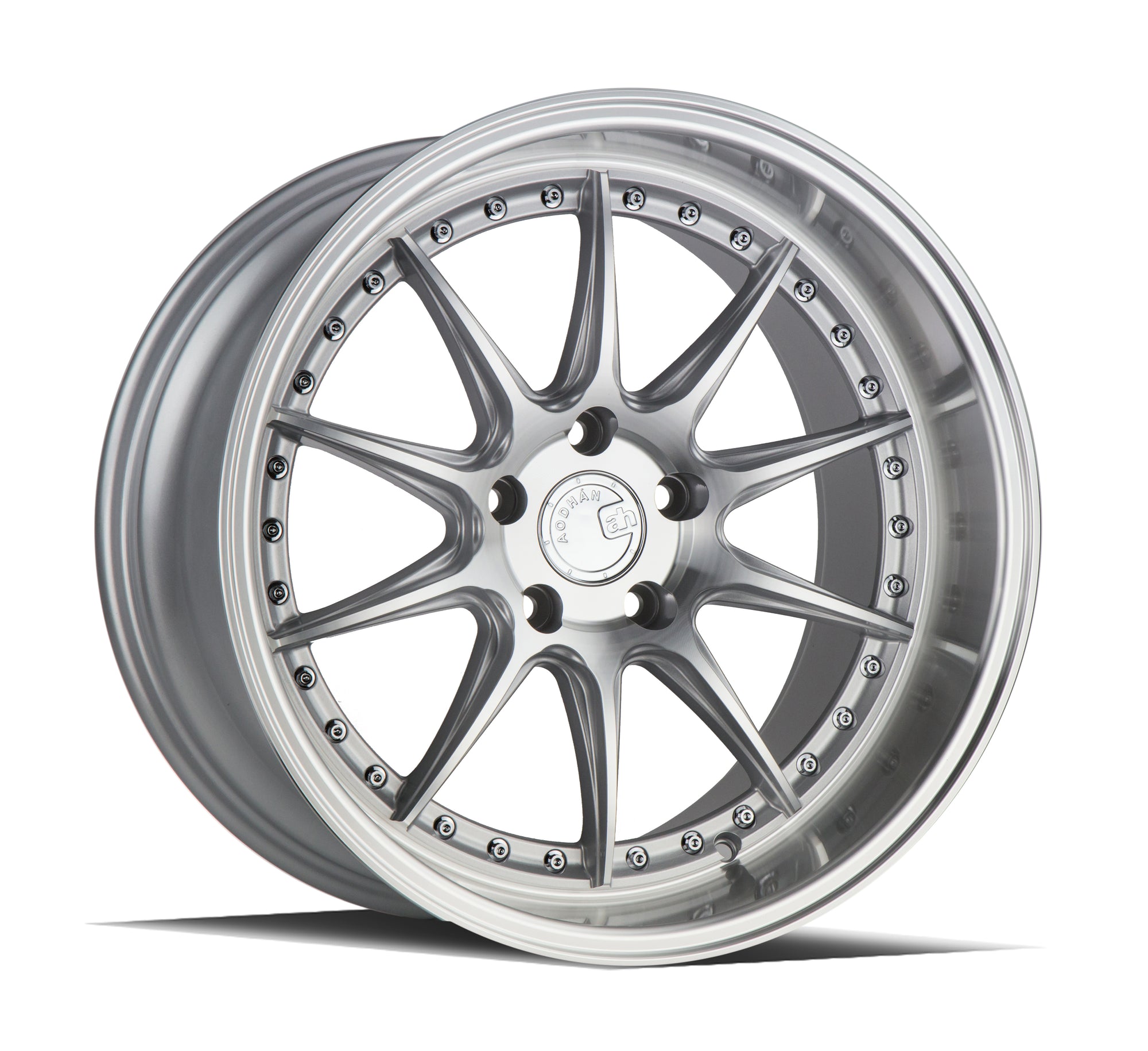 Aodhan DS07 18x10.5 5x114.3 +22 Silver w/Machined Face