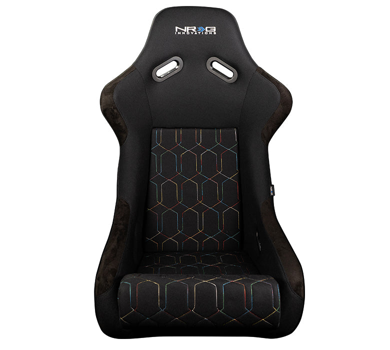 NRG SC-300-GS01MC Multi Color Geometric FRP Racing Seat Cushion - DriverMod  Industries