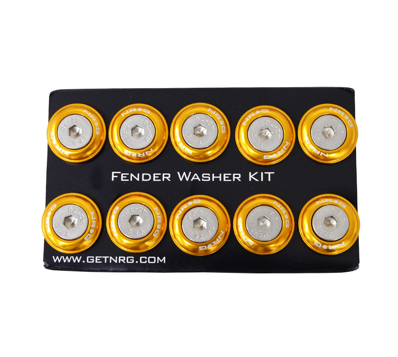NRG FW-100RG Rose Gold Rivets for Plastic Fender Washer Kit (Set of 10)