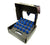 NRG LN-LS500BL-21 Blue with Lock Key M12 x 1.5 Steel Lug Nut Set Bullet Shape (Set of 21)