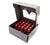 NRG LN-LS710RD-21 Red With Locks & Lock Socket M12 x 1.25 Steal Lug Nut With Dust Cap Cover (Set of 21)