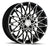 Aodhan LS001 17x7.5 5X100 +35 Matte Black w/Machined Face