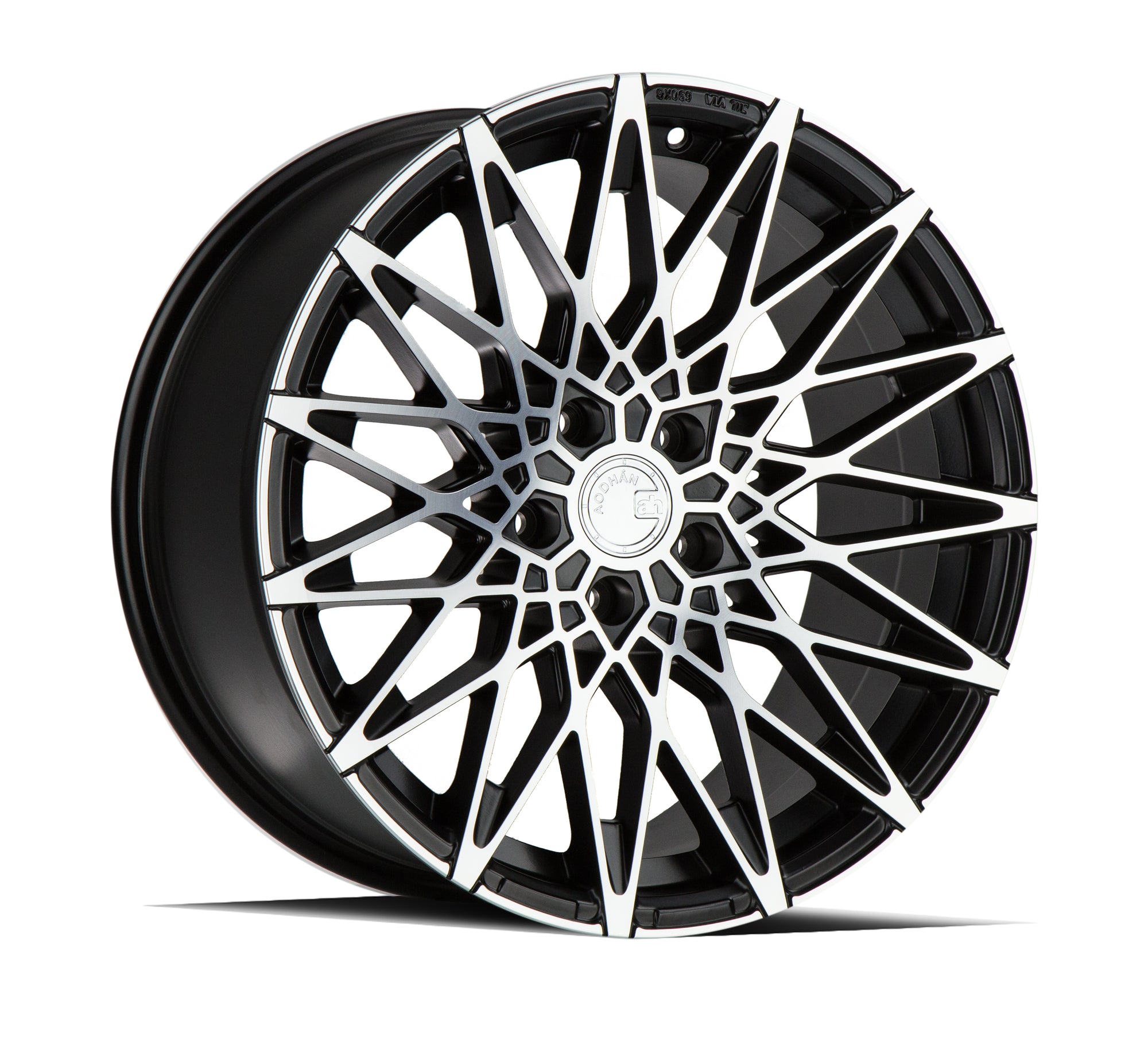 Aodhan LS001 18x8.0 5X100 +35 Matte Black w/Machined Face