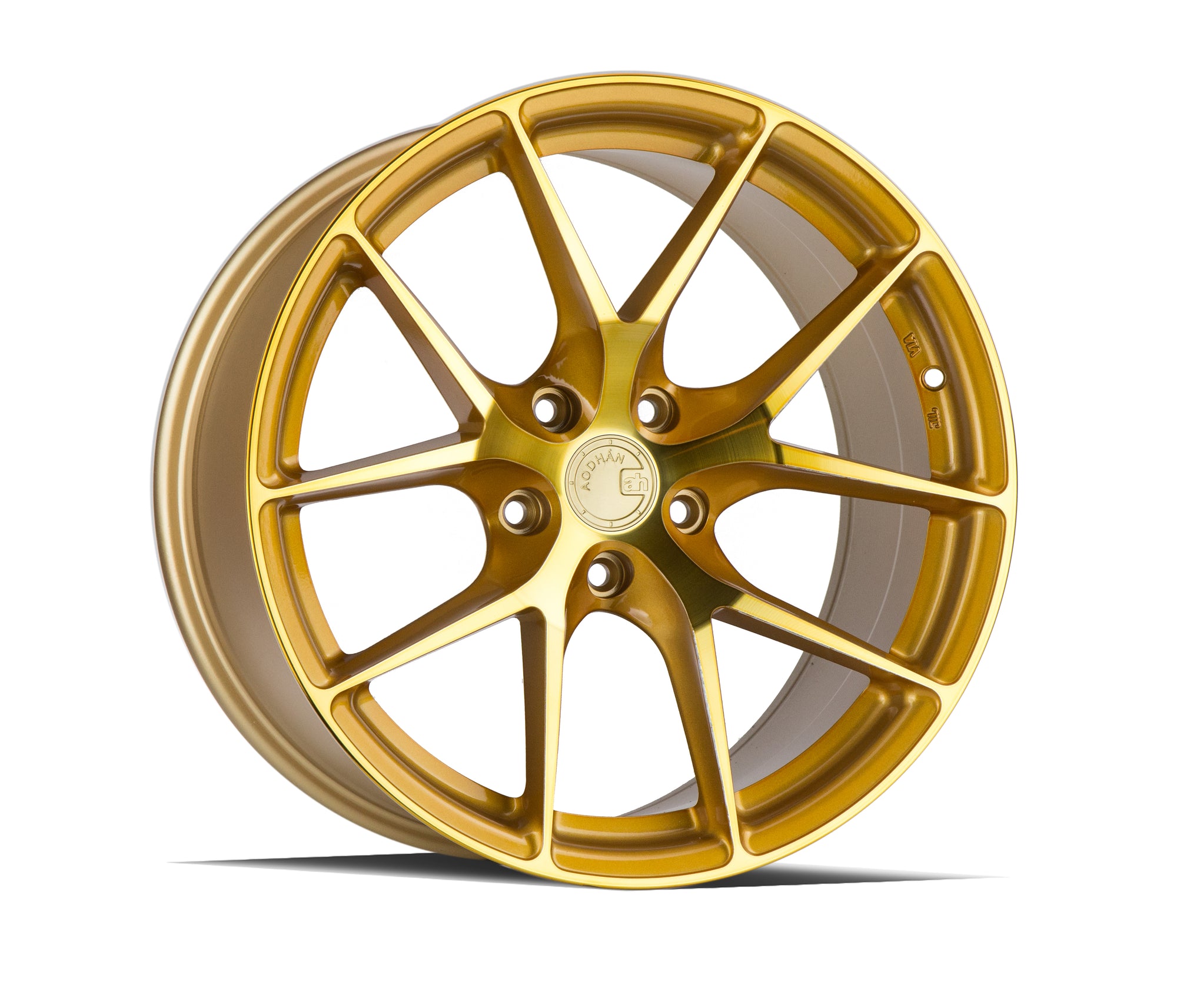 Aodhan LS007 19x8.5 5X114.3 +35 Gold Machined Face