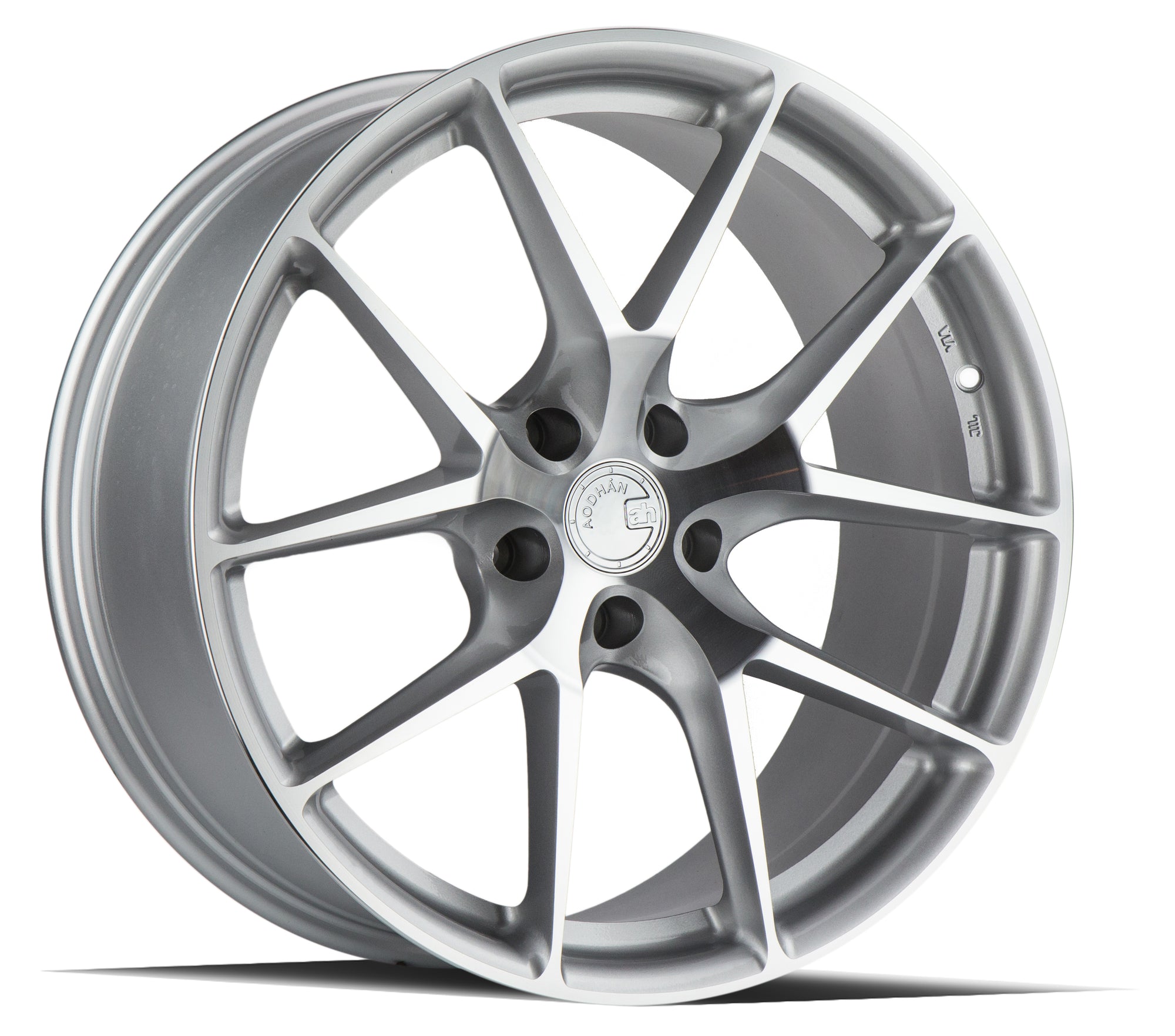 Aodhan LS007 19x8.5 5X112 +35 Silver Machined Face