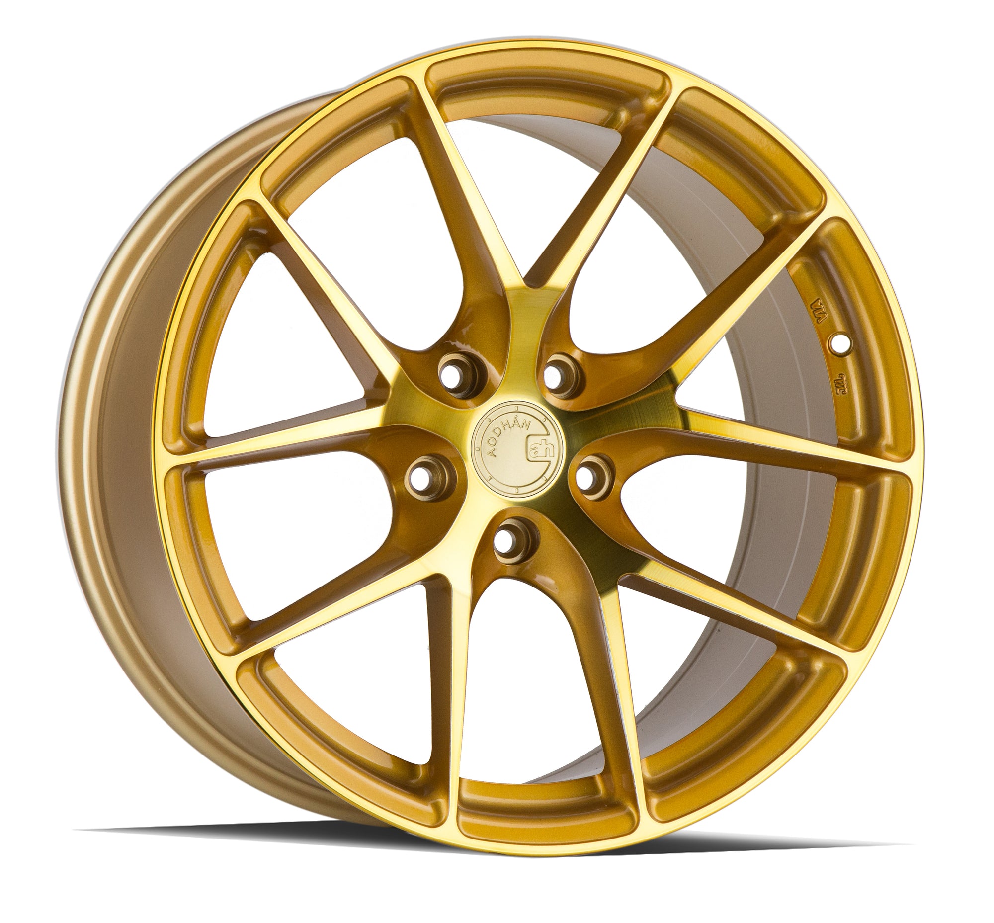 Aodhan LS007 20x10.5 5X112 +35 Gold Machined Face