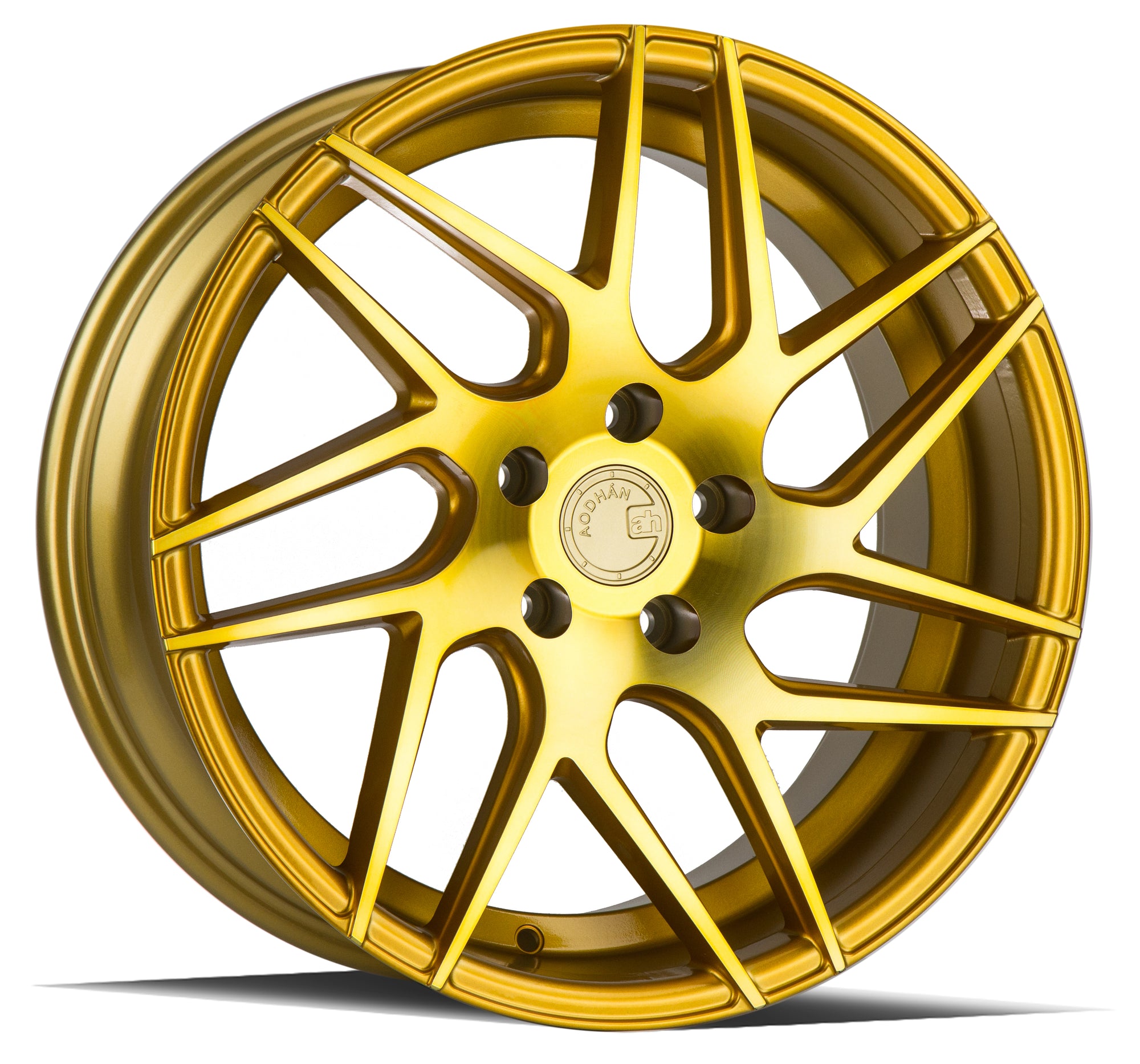 Aodhan LS008 18x9 5x114.3 +30 Gold Machined Face