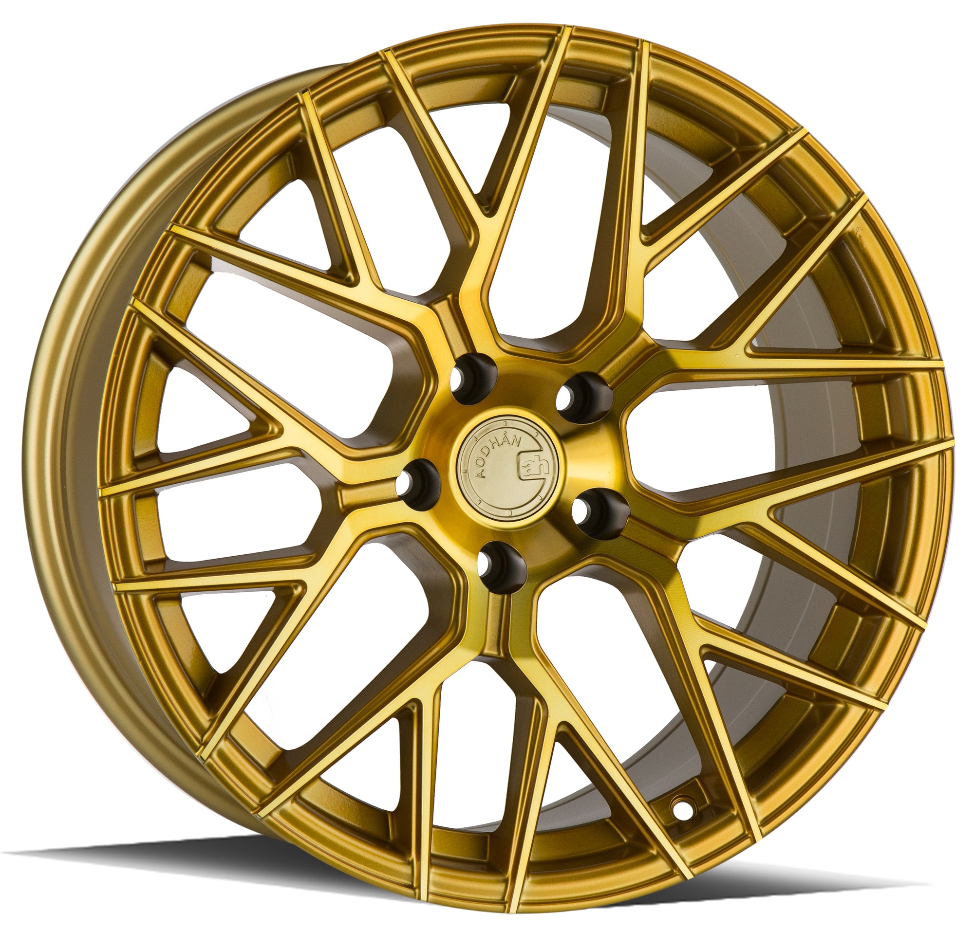 Aodhan LS009 18x8.0 5x114.3 +35 Gold Machined Face