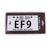 NRG MP-001-EF9 JDM Aluminum Mini License Plate With Suction Cups - EF9