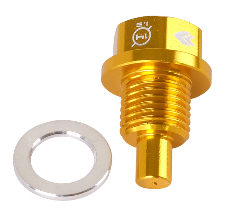 NRG NOP-100GD Gold M14x1.5 Magnetic Oil Drain Plug