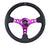 NRG RST-006PP 350mm Black Leather Reinforced Steering Wheel