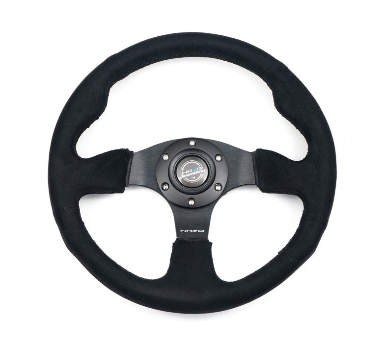NRG RST-012SA 320mm Alcantara Reinforced Steering Wheel