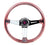 NRG RST-027CH-RD 350mm Matsuri Acrylic Reinforced Steering Wheel