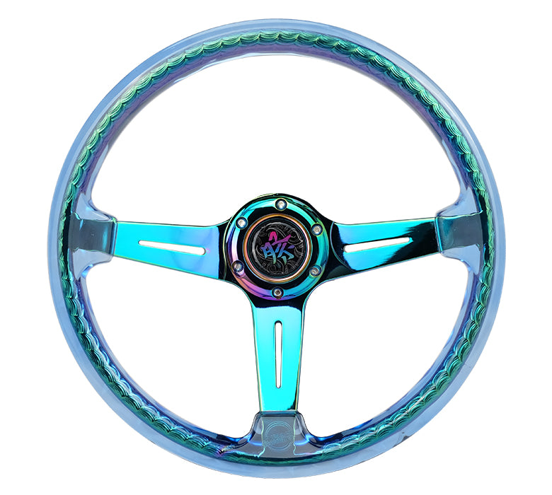 NRG RST-027MC-BL 350mm Matsuri Acrylic Reinforced Steering Wheel