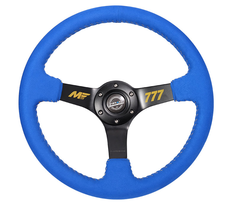 NRG RST-036MB-A-MF2 350mm Matt Field Blue Alcantara Steering Wheel