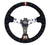 NRG RST-036MB-S-KMR 350mm Kyle Mohan Suede Signature Steering Wheel