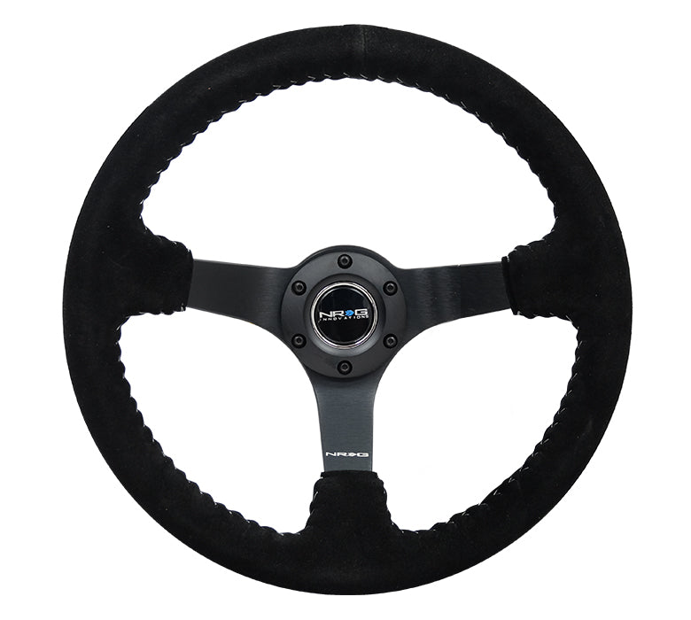 NRG RST-036MB-S-SL 350mm Suede Steering Wheel