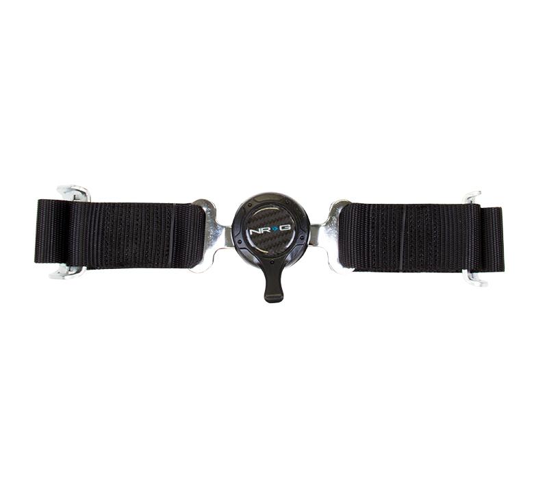 NRG SBH-4PCBK Black 4 Point Seat Belt Harness with Cam Lock