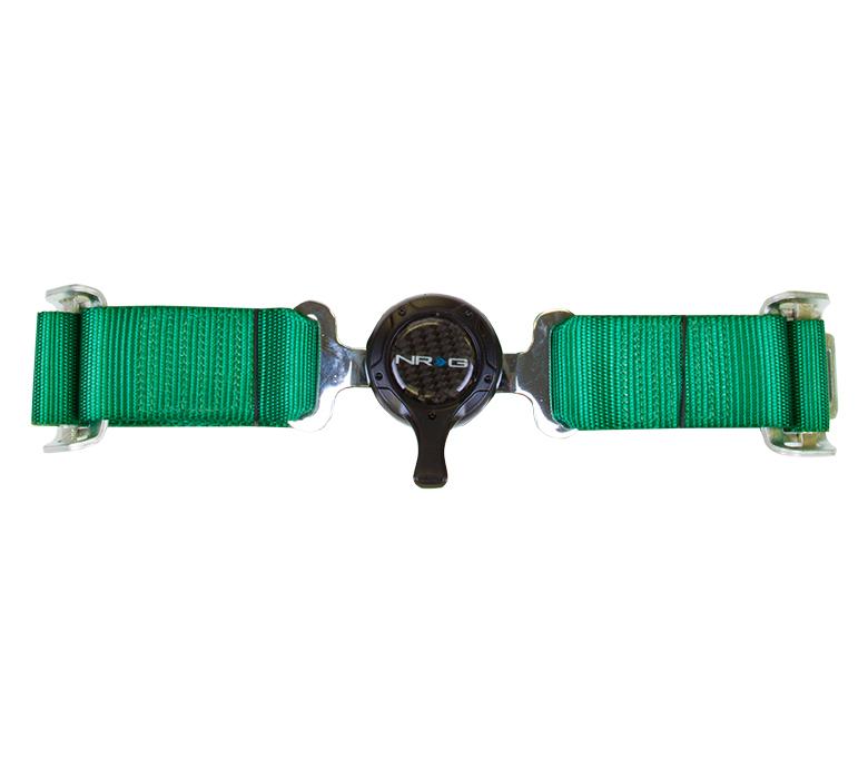NRG SBH-4PCGN Green 4 Point Seat Belt Harness with Cam Lock