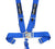 NRG SBH-5PCBL Blue SFI 16.1 5 Point 3 inch Seat Belt Harness with Latch