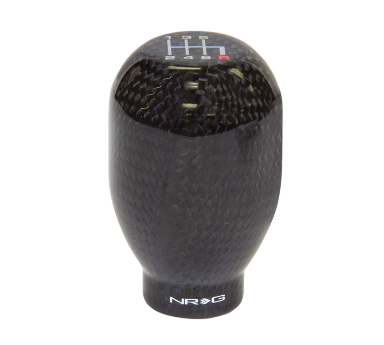 NRG SK-100BC-1-W Black Carbon Fiber 42mm 6 Speed Weighted Universal Shift Knob