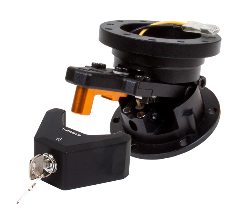 NRG SRT-100BK Black Steering Wheel Quick Tilt System with Lock