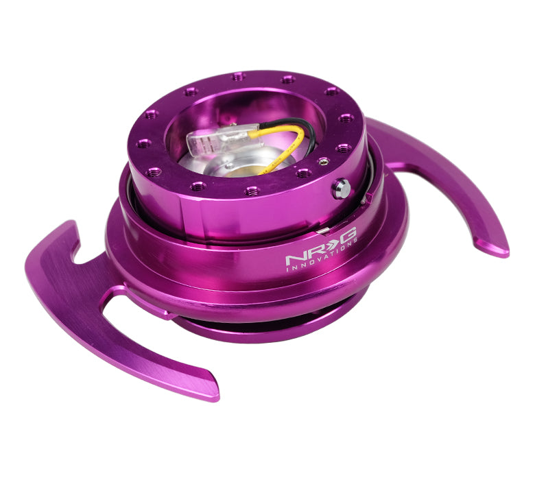 NRG SRk-700PP Purple Body / Purple Ring w/ Handles Quick Release Gen 4.0
