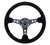 NRG RST-006-S 350mm Black Suede Reinforced Racing Steering Wheel