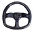 NRG ST-009CFBS 320mm Flat Bottom Carbon Fiber Steering Wheel with Black Stitching